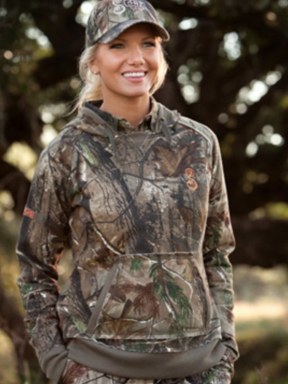 SHE OUTDOOR APPAREL REALTREE CAMOFLAUGE HOODIE SWEATSHIRT